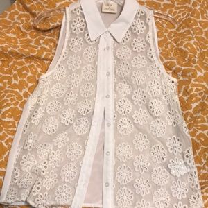 Urban Outfitters Embroidered Top